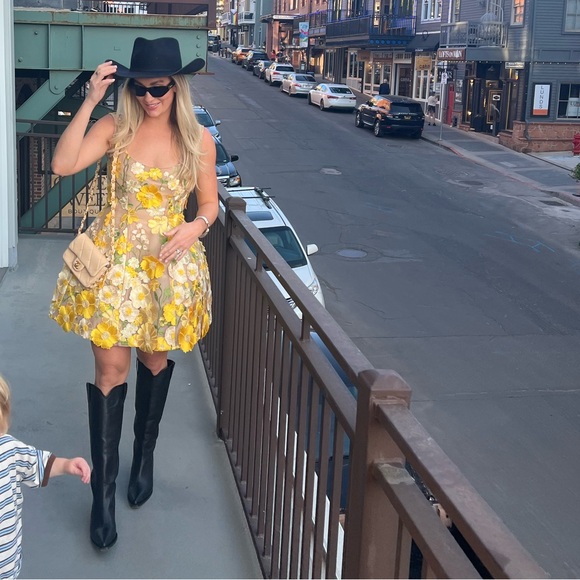 Bronx and banco X REVOLVE jasmine mini dress in yellow